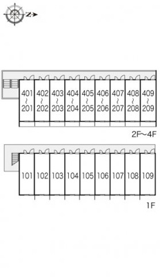 【区画図】 | レオパレス横濱ヴィラ