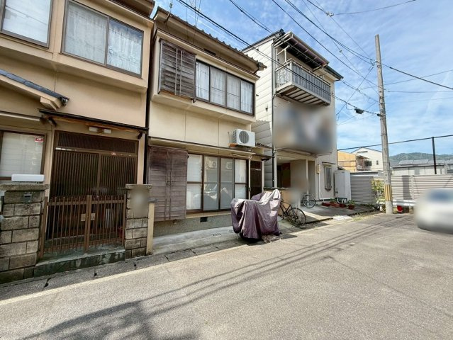 嵯峨野千代ノ道町の前面道路含む現地写真