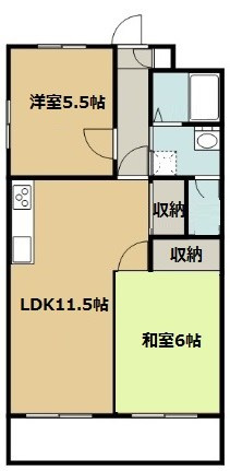 メゾンドゥフォレの間取り