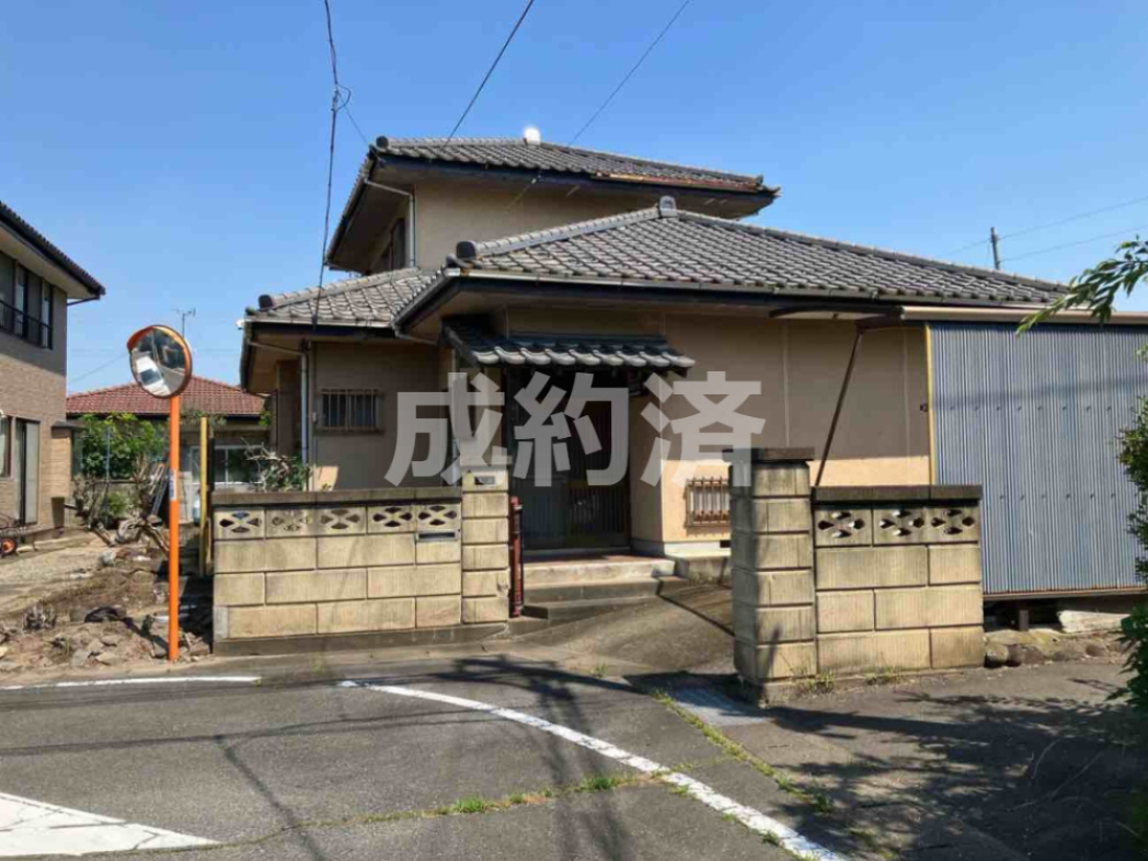 高崎市下小塙町売地の前面道路含む現地写真