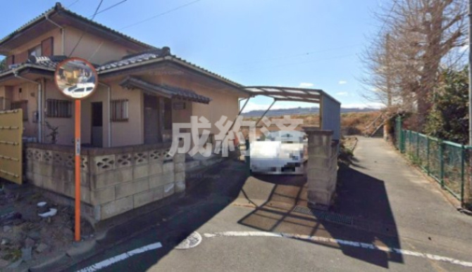 高崎市下小塙町売地の前面道路含む現地写真