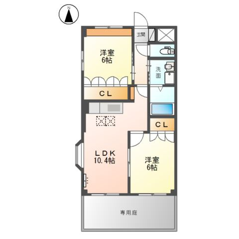 【間取り】 | エクセルハイツ