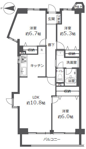 ガーデンプラザ船堀の間取り