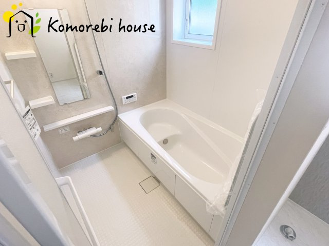 蓮田市江ヶ崎　新築一戸建て　ブルーミングガーデン　01の浴室|7/25撮影