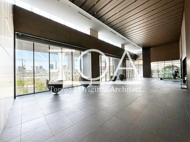 ベイシティタワーズ神戸WESTのエントランス|落ち着いたエントランスです