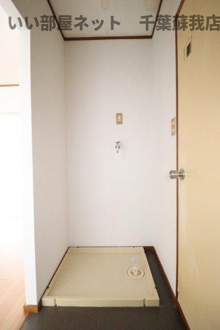 サンシティコスモ　Ａの洗面所|洗濯機置場