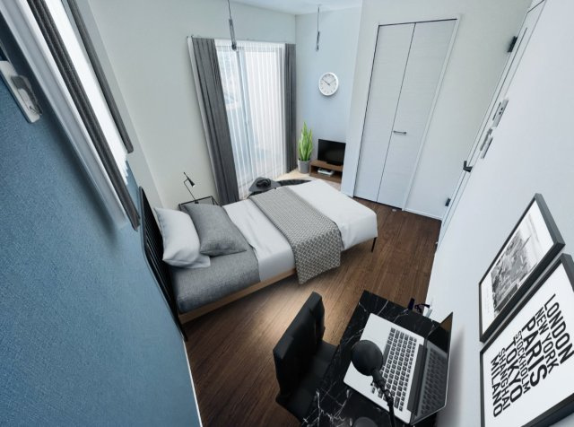 座間市南栗原4丁目　収益アパートの洋室