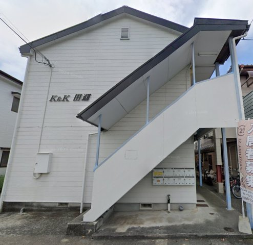 熊本県熊本市南区出仲間一棟アパートの外観