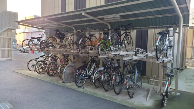 サンデュエル小山駅東通りのその他共用部分|駐輪場