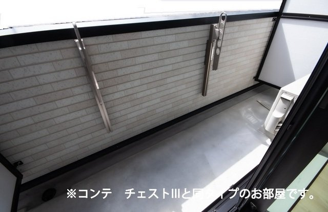 グリーンガーデンのバルコニー