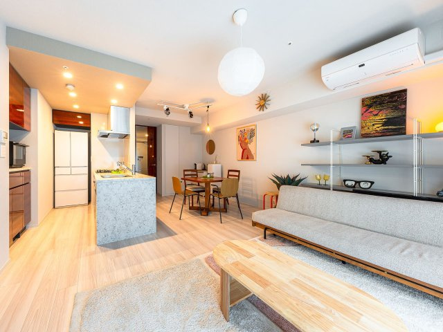 Sun Village B棟 5階の居間・リビング