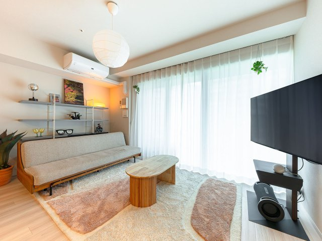 Sun Village B棟 5階の居間・リビング