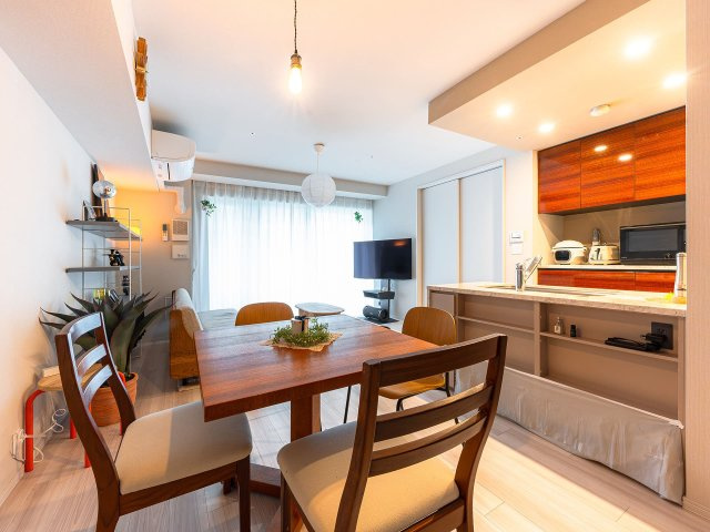 Sun Village B棟 5階の居間・リビング