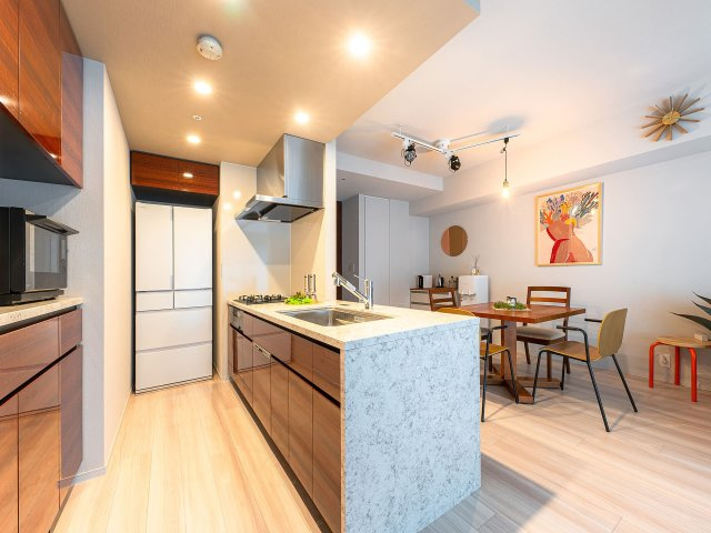 Sun Village B棟 5階の居間・リビング