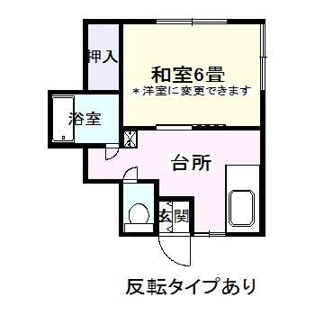 レジデンス扇Ⅱの間取り
