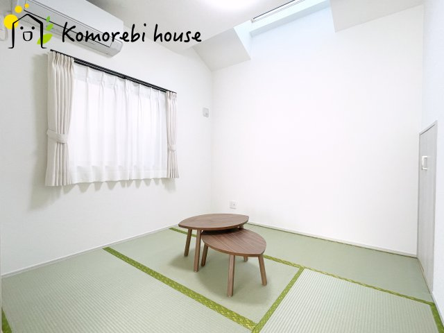 北本市中丸2丁目　新築一戸建て　いろどりアイタウン　01の和室|柔らかい畳が心地よい和室