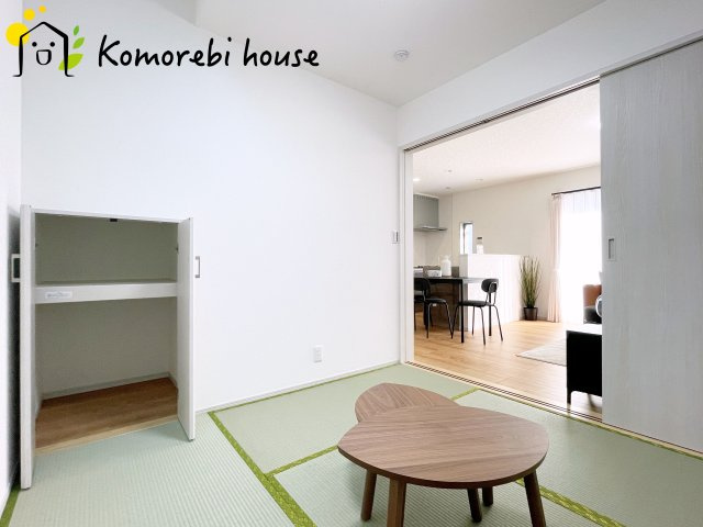 北本市中丸2丁目　新築一戸建て　いろどりアイタウン　01の和室|和室、ちょっとしたくつろぎスペースにいかがでしょうか
