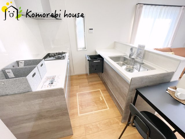 北本市中丸2丁目　新築一戸建て　いろどりアイタウン　01のキッチン|キッチンです