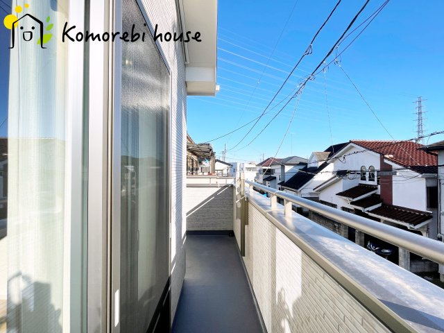 北本市中丸2丁目　新築一戸建て　いろどりアイタウン　01のバルコニー|落ち着いた時間を過ごせるバルコニーです