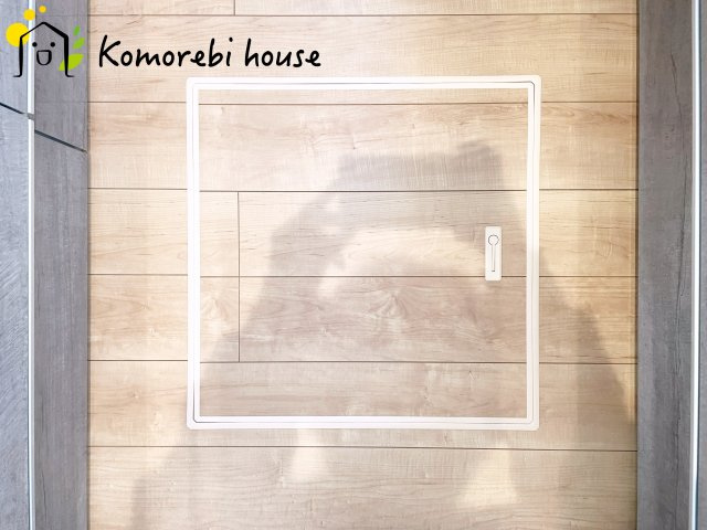 北本市中丸2丁目　新築一戸建て　いろどりアイタウン　01の内装|床下収納です