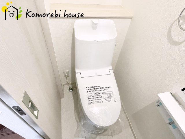 北本市中丸2丁目　新築一戸建て　いろどりアイタウン　01のトイレ|トイレもきれいです