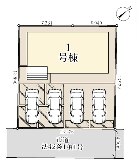 【区画図】 | 熊谷市新堀新田第3　LiveleGarden.s　新築戸建　全1棟　1号棟