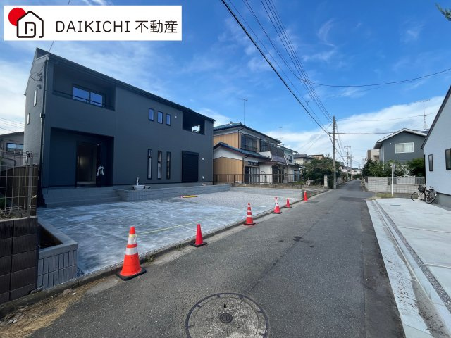 【前面道路含む現地写真】 | 熊谷市新堀新田第3　LiveleGarden.s　新築戸建　全1棟　1号棟