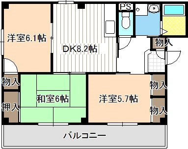 エスペラール明正の間取り