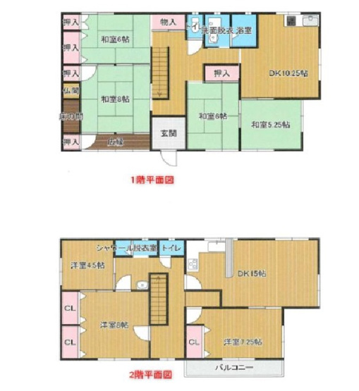 【間取り】 | 間取りは7DDKKになります。