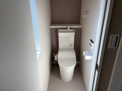 【トイレ】 | 宝塚高司 新築戸建て | 2階のトイレ、ウォシュレット付き