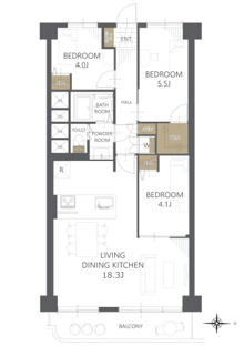 【間取り】藤が丘ハウス 