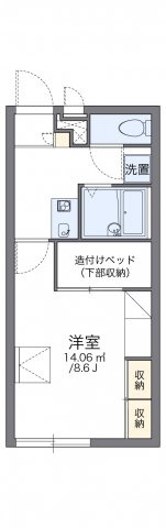 レオパレスＣＥＮＴＲＯの間取り