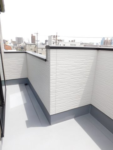 名古屋市西区枇杷島３期のバルコニー|◇バルコニー◇　　南面で陽当たり良好なワイドバルコニー♪