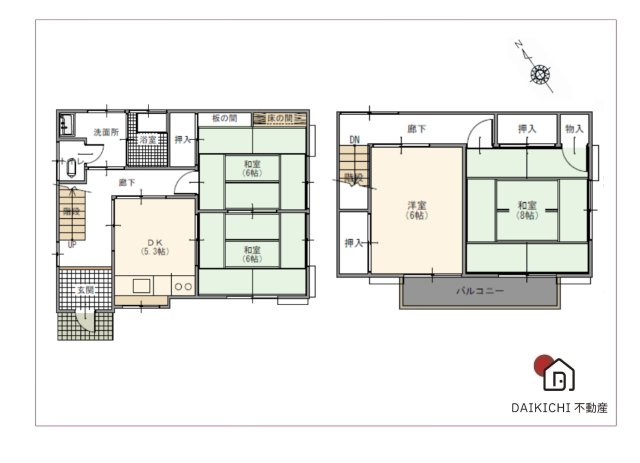 【間取り】 | 久喜市除堀　中古戸建