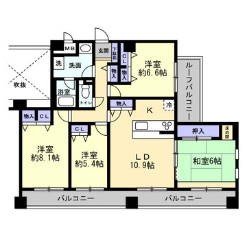 グランドメゾン幕張の間取り