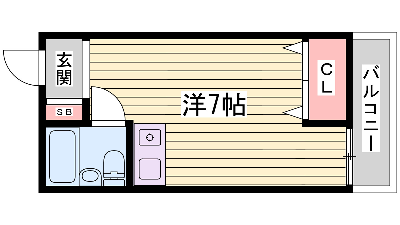 L東多聞の間取り