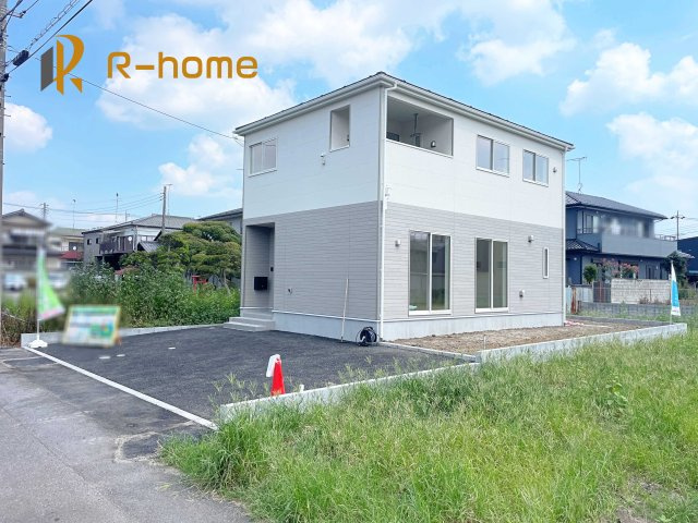 筑西市丙第1　新築戸建て　1号棟の外観|ご予約を頂ければ、『平日』はもちろん『早朝』や『夜間』もご見学可能です♪お気軽にお申し付けください♪