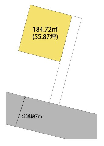 和歌山市秋葉町・土地・127064の区画図