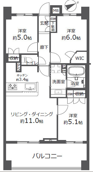 アデニウム町屋の間取り