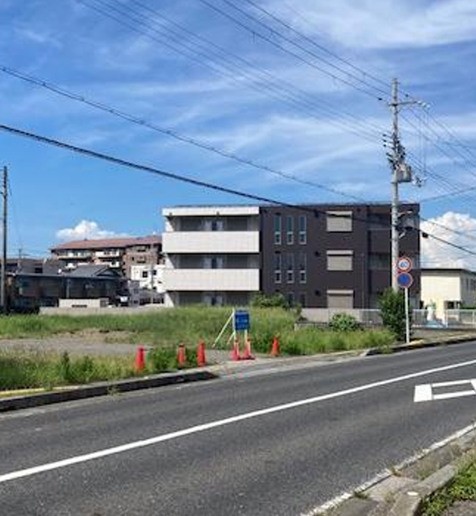 野洲市小篠原の事業用地の周辺