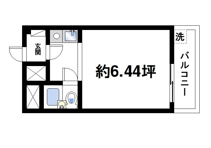 コーポ三和新大宮Ⅰ号館の間取り|シンプルで使いやすい間取りです
