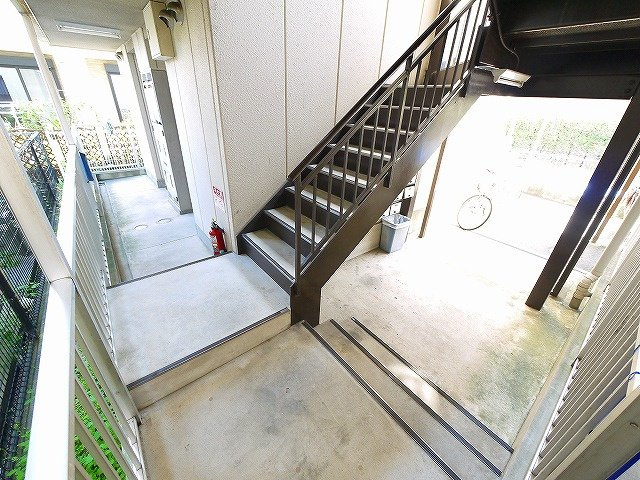 コーポ三和新大宮Ⅱ号館のその他共用部分|階段です