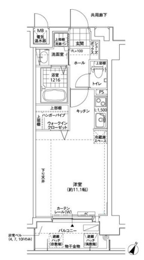 【間取り】 | アドバンス三宮ウィングロード