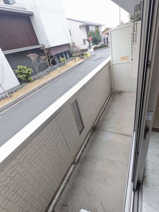 ライデンハイツⅡのバルコニー