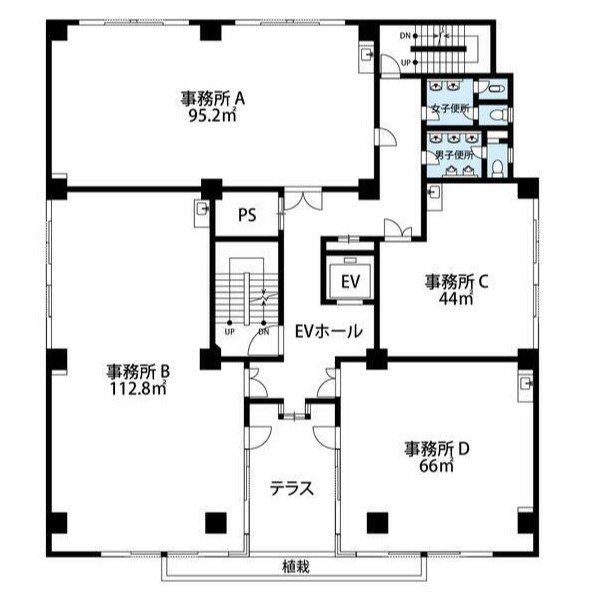 柳田ビルの間取り