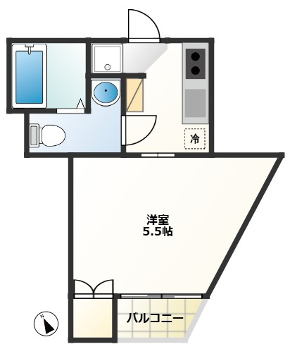 【間取り】 | ブラウンコートⅡ