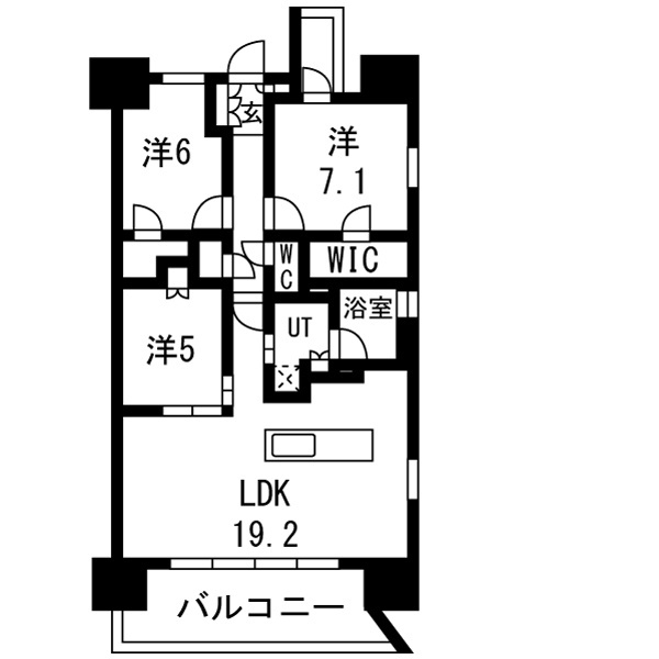 レーベン南大高　THE　ONEの間取り
