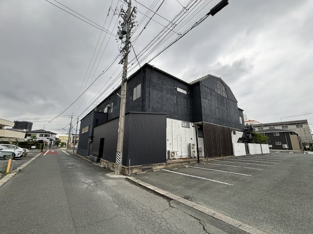 豊橋市藤沢町店子付き店舗の外観|北西側より撮影