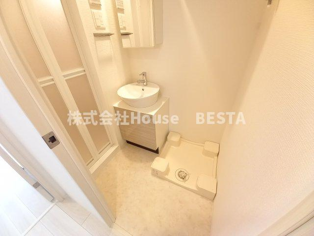 エスプレイス神戸フォルムスクエアの独立洗面台