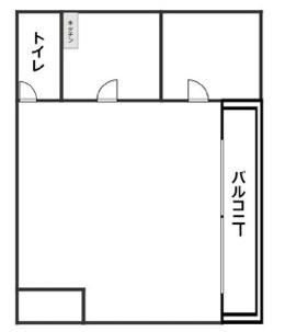 近江八幡市安土町下豊浦の店舗事務所の間取り